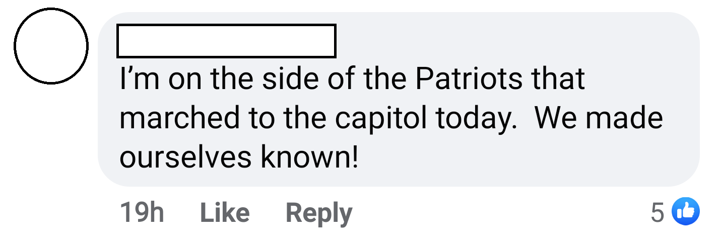 Facebook screenshot 1